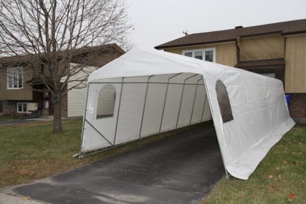 Location Abri Auto Double 11×40 Pieds