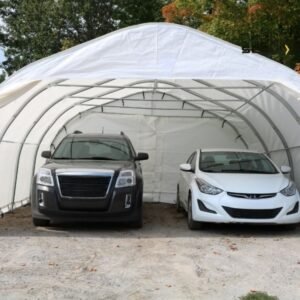 Location Abri Auto Double 18x20