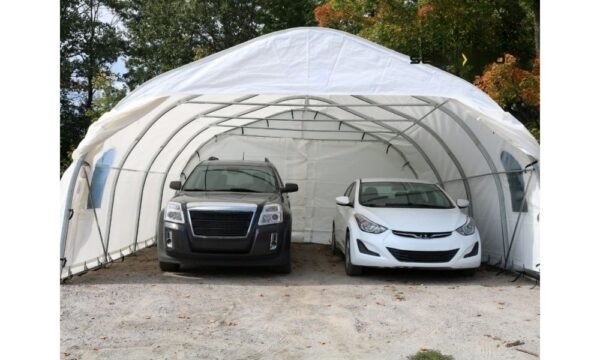 Location Abri Auto Double 18x20
