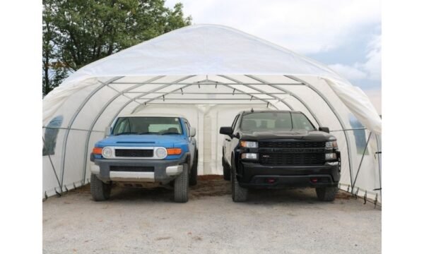 Location Abri Auto Double 20x20